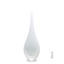Gota Mini Alta Branca Murano Cristais Cadoro