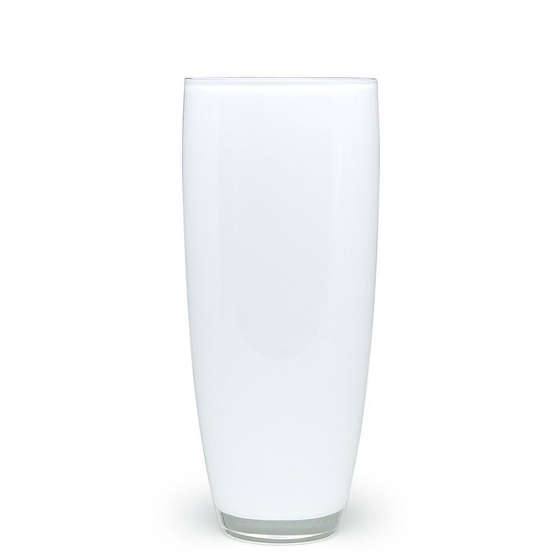 Vaso AD3 Branco Murano Cristais Cadoro