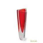 vaso-triangular-n-2-vermelho-com-ouro