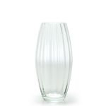 Vaso Oliva G Ondulado Transparente Murano Cristais Cadoro