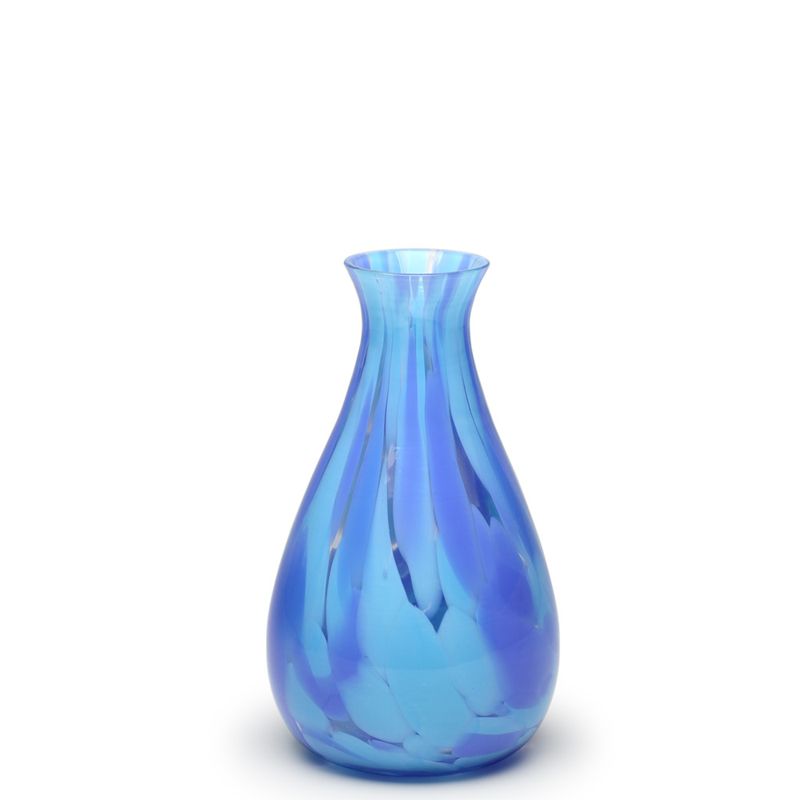 Vasinho 66 Multicor Azul e Água-marinha Murano Cristais Cadoro