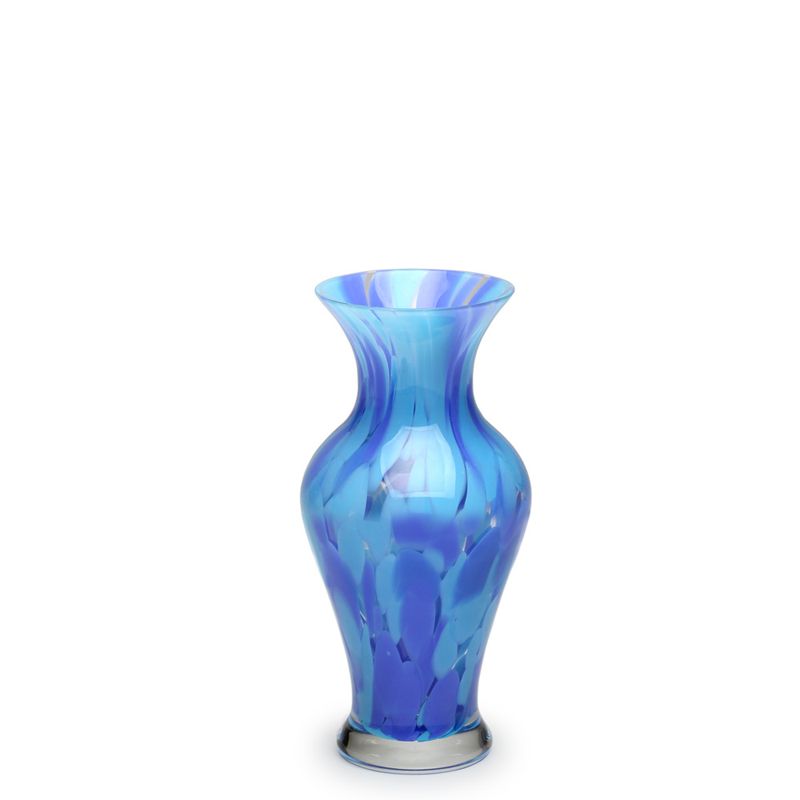 Vasinho 76 Multicor Azul e Água-marinha Murano Cristais Cadoro