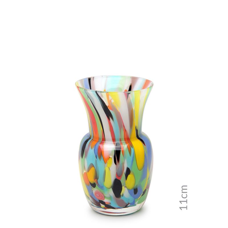 Mini Vasinho M62 Multicor Colorido Murano Cristais Cadoro