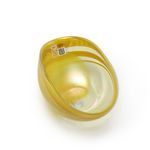 Bowl de Murano Amarelo Espiral Yalos