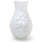 Vaso Pinha Branco Leitoso Murano Cristais Cadoro