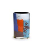 Vaso Japão Pequeno Lascas Coloridas Murano Cristais Cadoro