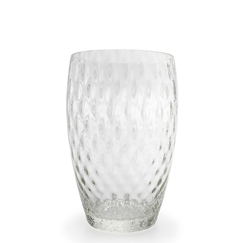 Vaso AD4 Baloton Transparente Murano Cristais Cadoro