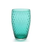 Vaso AD4 Baloton Verde Murano Cristais Cadoro