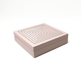Caixa Decorativa Julia Rosa (19x19cm)