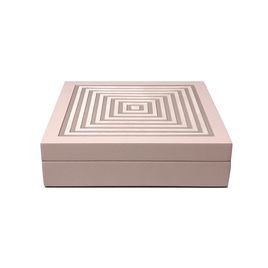Caixa Decorativa Julia Rosa (19x19cm)