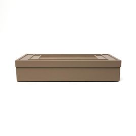 Caixa Decorativa Iane Bege (28x14cm)