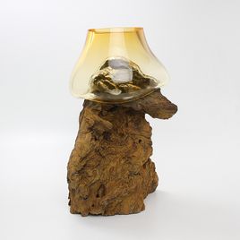 Vaso Tronco Âmbar Alto - 003