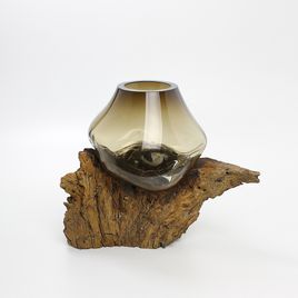 Vaso Tronco Fumê - 009