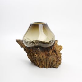Vaso Tronco Fumê - 009