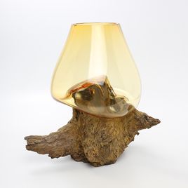 Vaso Tronco Âmbar Alto - 011