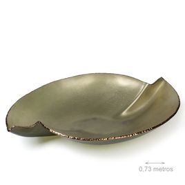 Centro de Mesa Sara 70cm Dourado Fosco Regina Medeiros