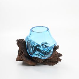 Vaso Tronco Água-marinha - 016