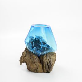 Vaso Tronco Água-marinha - 018