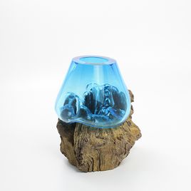 Vaso Tronco Água-marinha - 018