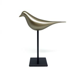 Enfeite Pássaro Lóris Dourado (15,5x14)