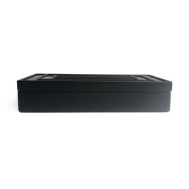 Caixa Decorativa Iane Preta (28x14cm)