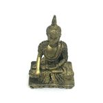 Escultura Buda Decorativo P com Base - Dourado