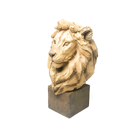 Escultura Leão em Resina