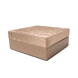 Caixa Decorativa Bela Rose Gold (17x17cm)
