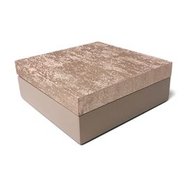 Caixa Decorativa Bela Rose Gold (19x19cm)
