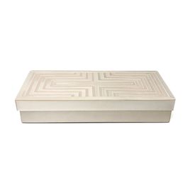 Caixa Decorativa Thais Cor Madrepérola (32x15cm)