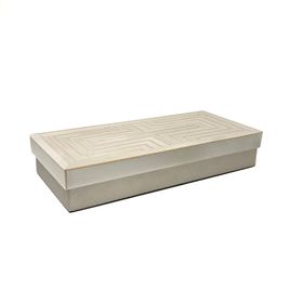 Caixa Decorativa Thais Cor Madrepérola (32x15cm)