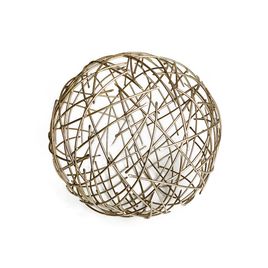 Escultura Esfera Dourada (21x21cm)