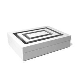 Caixa Decorativa Tamara Branca (25x19cm)