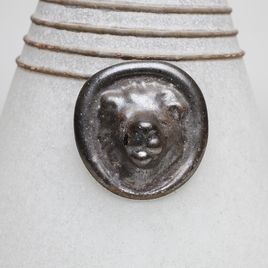 Vaso Etrusco com Espiral e Leão