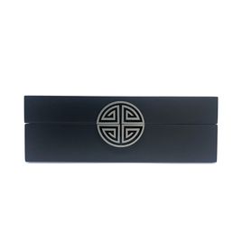 Caixa Decorativa Afrodite Cinza Chumbo (24x14cm)