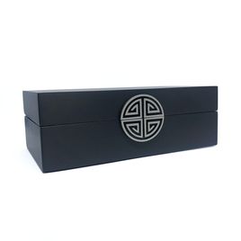 Caixa Decorativa Afrodite Cinza Chumbo (24x14cm)