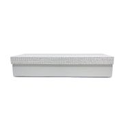 Caixa Decorativa Retangular Lua Off White P (26x13cm)