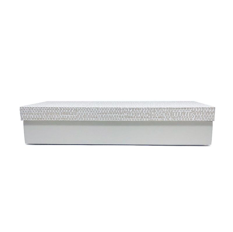 Caixa Decorativa Retangular Lua Off White P (26x13cm)