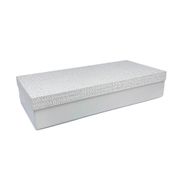 Caixa Decorativa Retangular Lua Off White P (26x13cm)