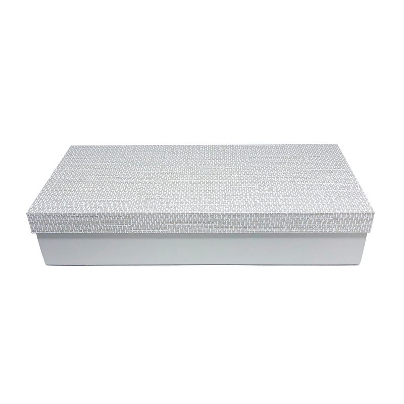 Caixa Decorativa Retangular Lua Off White P (26x13cm)