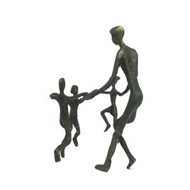 Escultura Família Roda-Roda em Bronze
