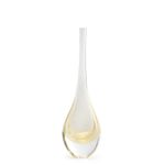 Gota Mini Alta Transparente com Ouro Murano Cristais Cadoro