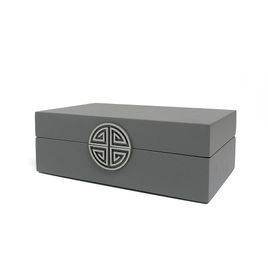 Caixa Decorativa Afrodite Cinza (24x14cm)