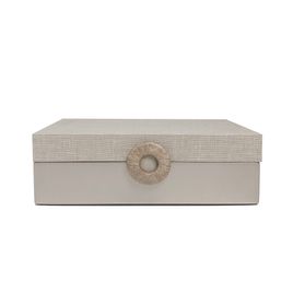 Caixa Decorativa Pietra Bege (24x14cm)