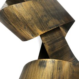 Escultura de Parede Enlace Dourada