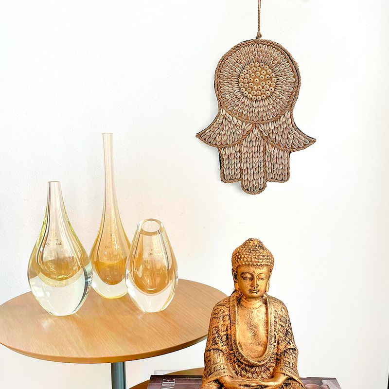 Escultura-Buda-Decorativo-Dhyana-cor-Ouro-Velho--