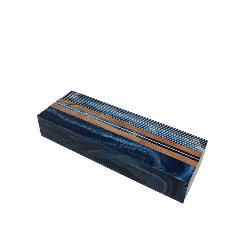 Caixa Retangular Azul-Marinho (15,5x15,5CM)