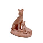 Figura Cachorros Cor Coral