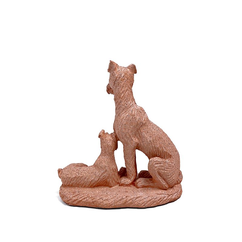 Figura Cachorros Cor Coral