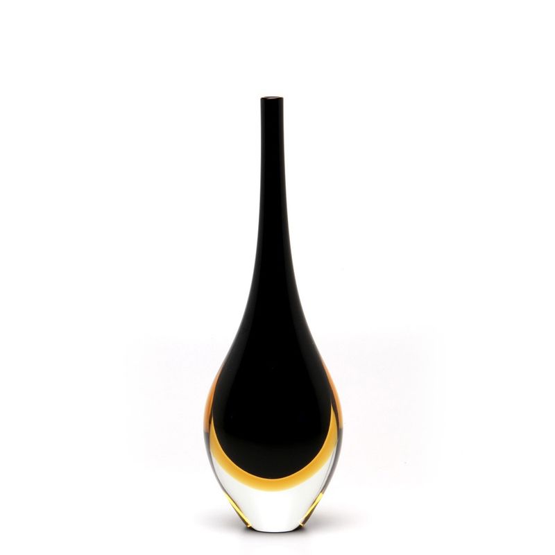 gota-mini-alta-bicolor-preta-com-ambar